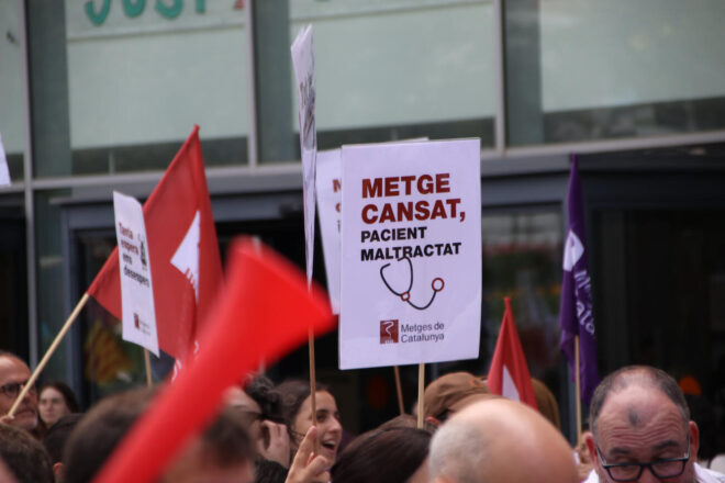 Nova jornada de vaga de metges, l’onzena d’ençà de l’octubre
