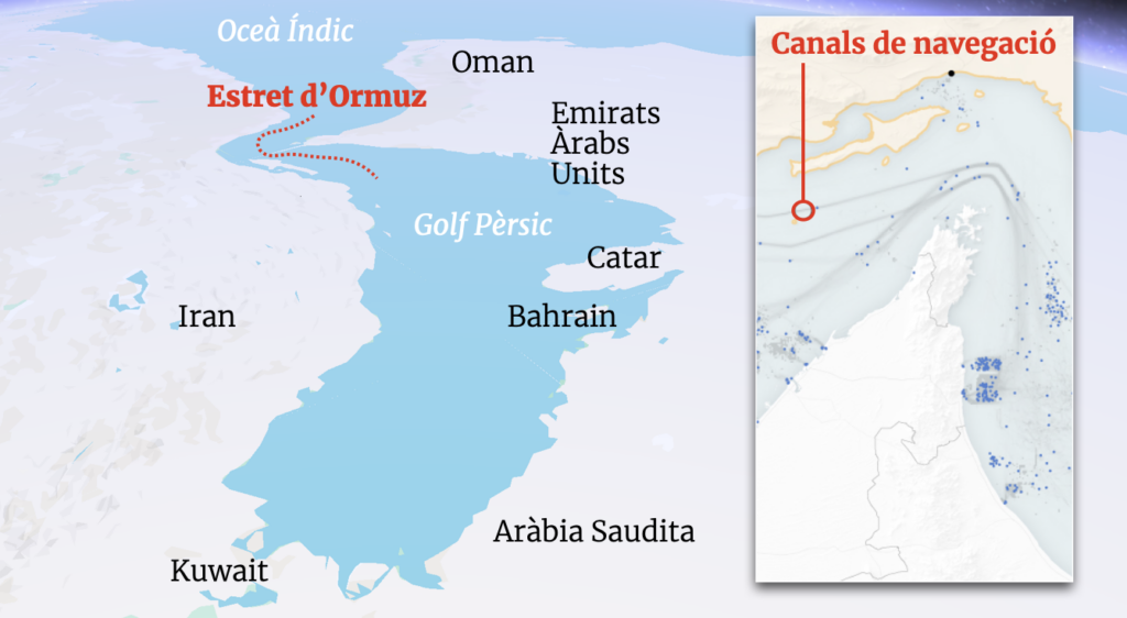 La geografia, l’arma secreta de l’Iran a Ormuz