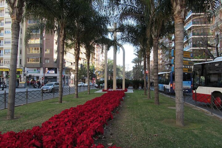 Imatge de la creu dels caiguts d’Alacant-