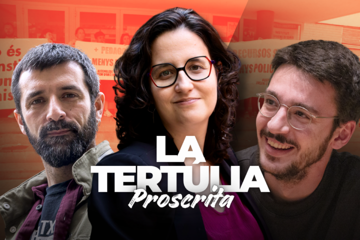 'La tertúlia proscrita': Falten professors als instituts, però el govern hi posa policia