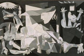 Detall del quadre picassià.