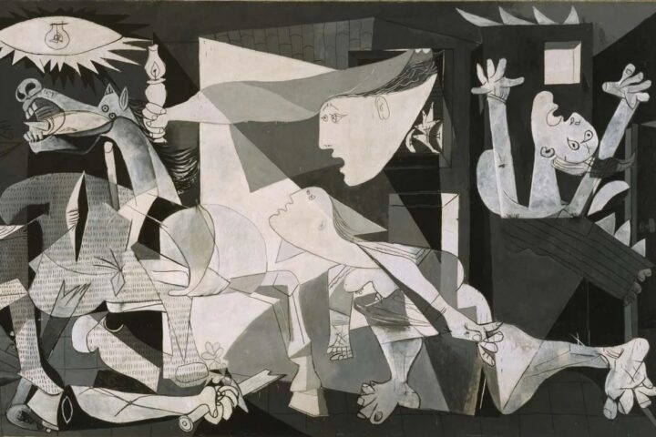Detall del quadre picassià.