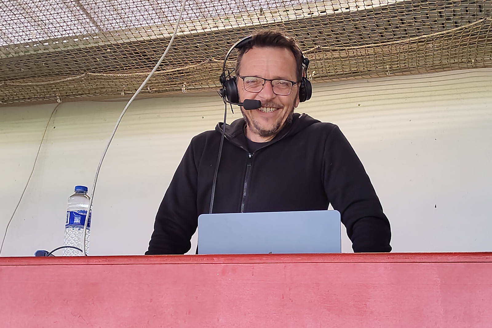 Sebastià Girard, en un dia de partit a l'estadi Gilbert Brutus de Perpinyà.