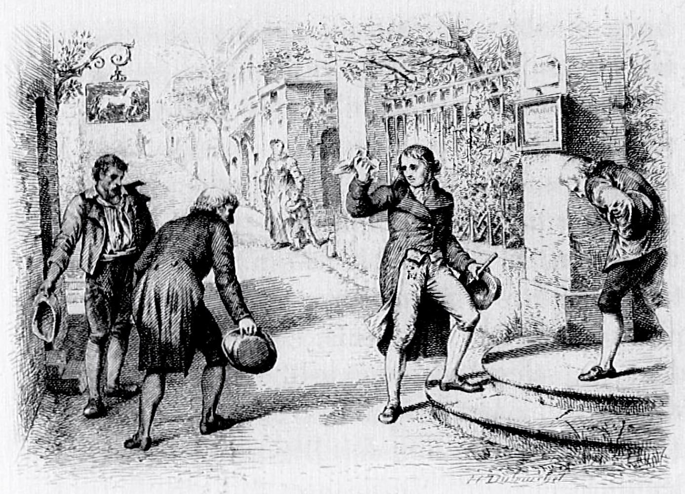 Una de les il·lustracions de l'edició del llibre de 1840