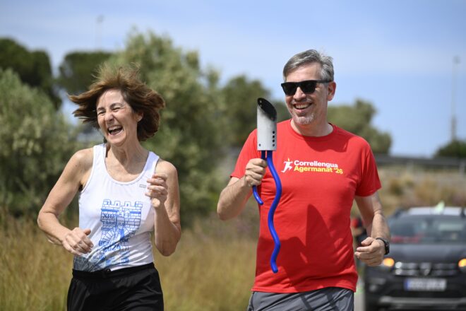 El Correllengua Agermanat, a punt d'entrar a València
