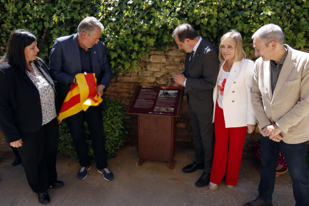 El combatent antifeixista Lluís Rosell rep el primer homenatge públic a Sant Guim de la Rabassa, el seu poble natal