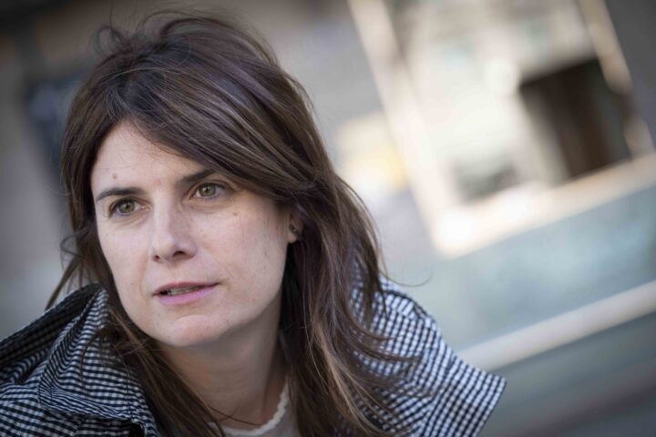 Ariadna Oltra, fa pocs dies als Jardinets de Gràcia, a Barcelona (Foto: Adiva Koenigsberg)