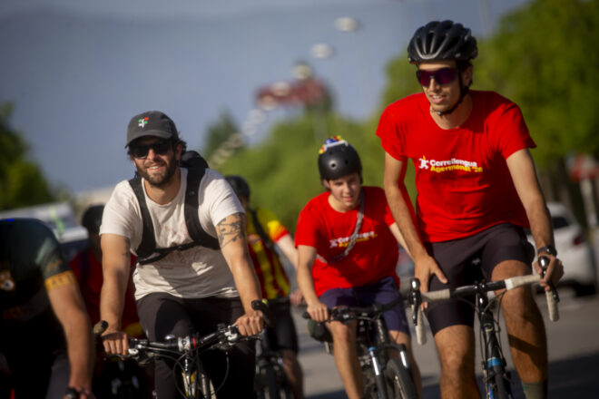 Els Mossos investiguen un incident contra el Correllengua Agermanat a Cardedeu