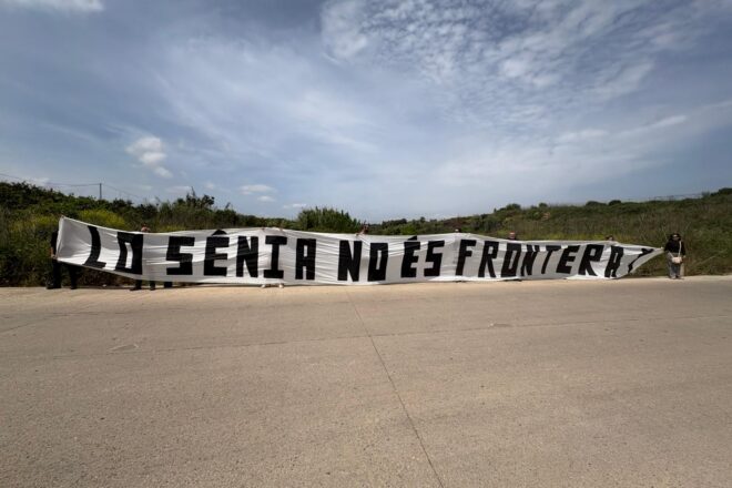 El Correllengua entra al País Valencià: “Lo Sénia no és frontera”