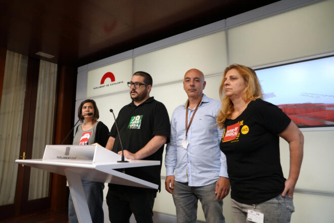Els sindicats educatius repliquen Niubó i denuncien falta de negociació real abans de les vagues