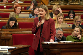 La consellera de Drets Socials i Inclusió, Mònica Martínez Bravo (fotografia: ACN).
