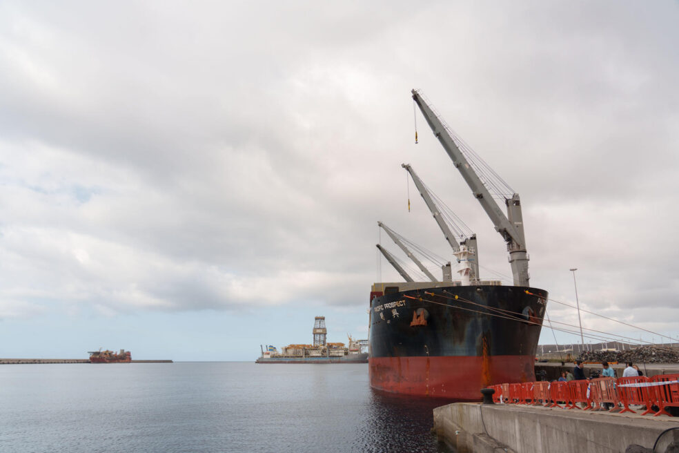 El port de Granadilla es prepara per a l’arribada del creuer Hondius