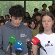 Acte de desobediència: els alumnes d’un liceu de Baiona s’oposen a la imposició del francès a la selectivitat