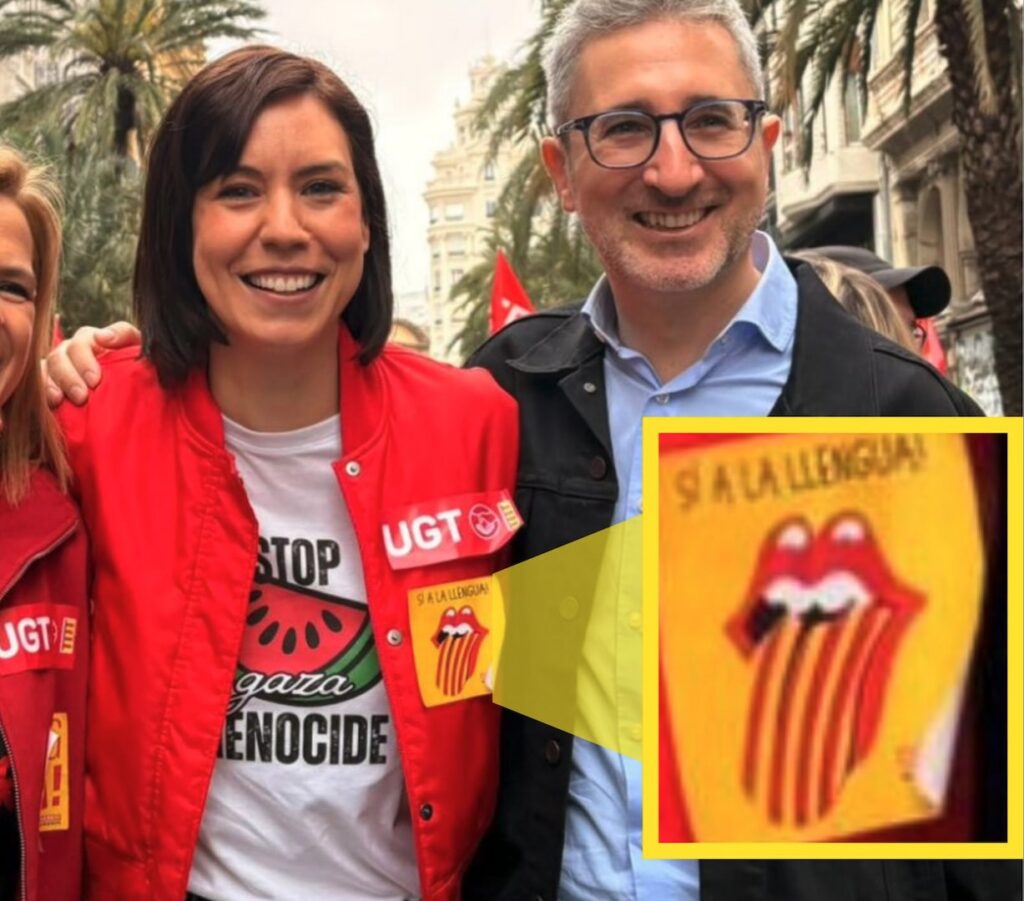 El PP presumeix de catalanofòbia en un atac a Morant: “Passeja amb adhesius a favor del català”