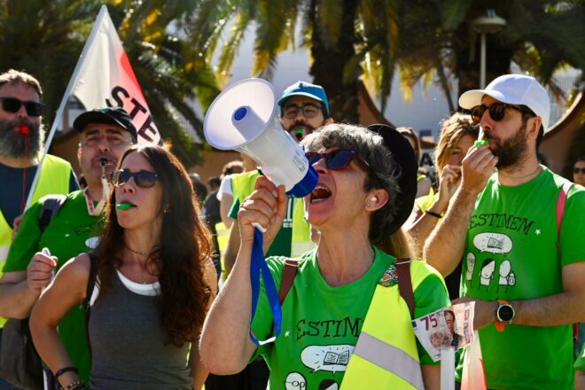 Els docents confien a demostrar la seva força amb una gran manifestació a València