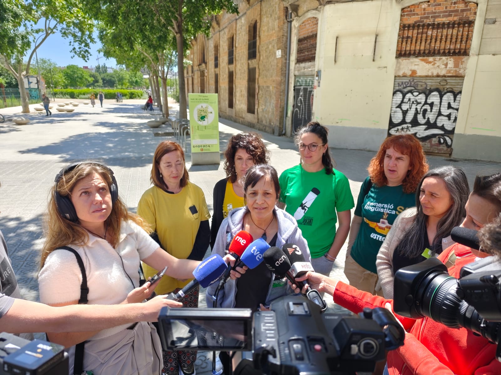 Iolanda Segura, portaveu del sindicat USTEC. 