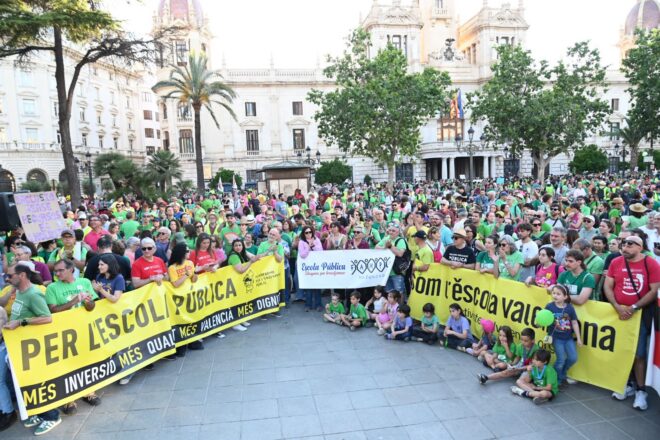 Així serà la tercera setmana de la vaga indefinida de docents al País Valencià