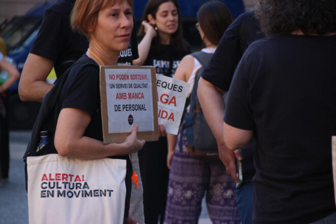 Acaba sense acord la reunió al Consorci de Biblioteques i els treballadors demanaran la intervenció de Treball