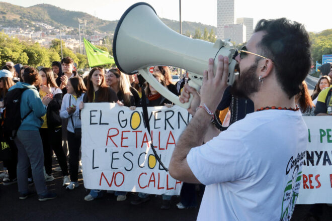 [EN DIRECTE] Educació xifra el seguiment de la vaga al Principat en un 31,97%
