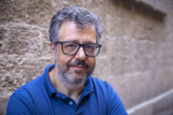 David Bajona dijous passat a Barcelona (fotografia: Albert Salamé).