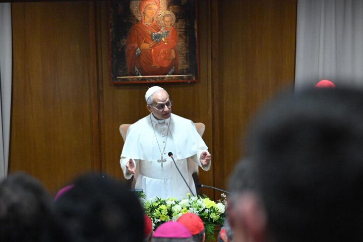 El papa Lleó XIV, durant la presentació de l'encíclica 'Magnifica humanitas' al Vaticà, abans-d'ahir (fotografia: Maurizio Brambatti/Efe).