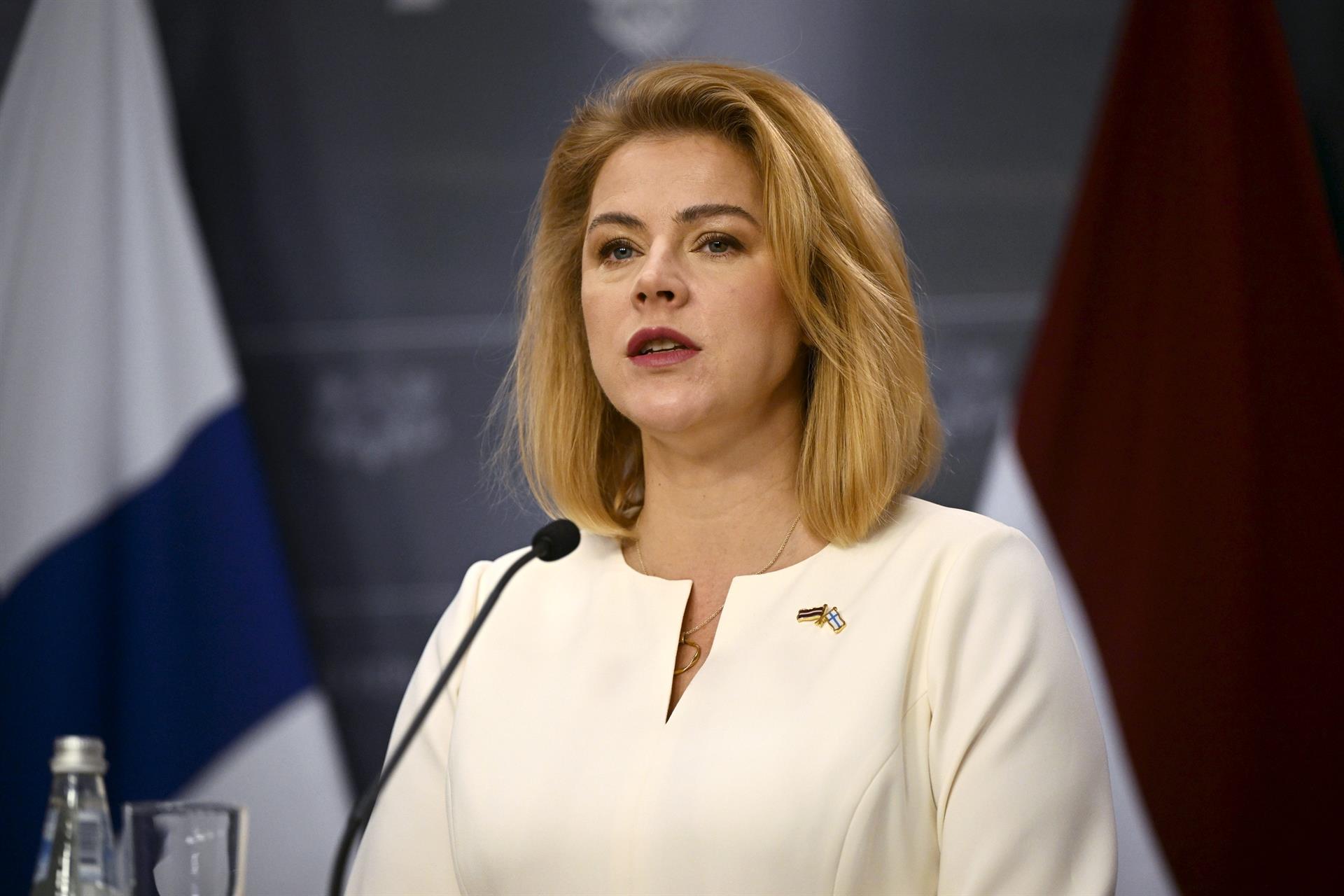 La primera ministra de Letònia, Evika Silina. Fotografia d'arxiu.