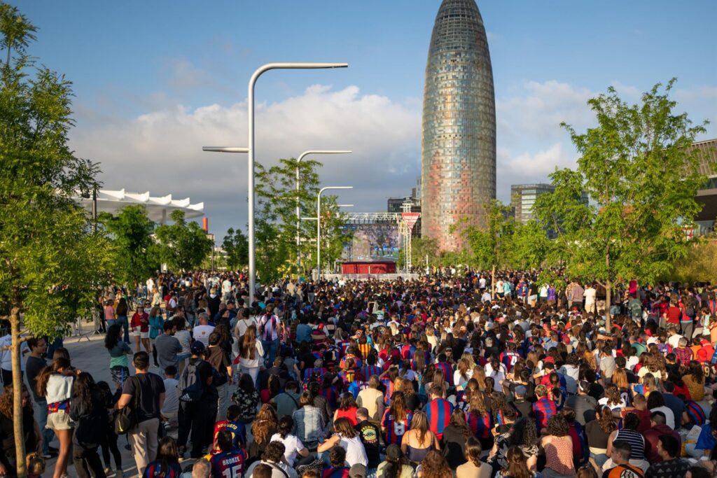 Barcelona instal·larà una pantalla gegant al parc de les Glòries per veure la final de la Champions femenina