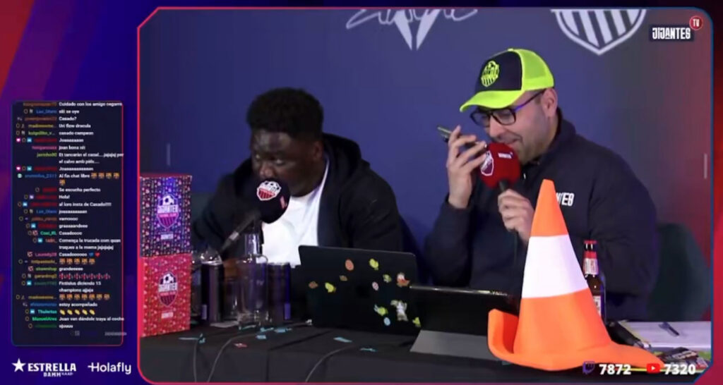 [VÍDEO] "Aquí parlem català": el clatellot d'Alejandro Balde a Gerard Romero en una transmissió a Twitch