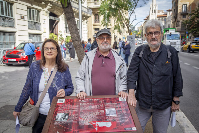 Víctimes de tortures a la Via Laietana expliquen com va ser tornar-hi més de cinquanta anys després