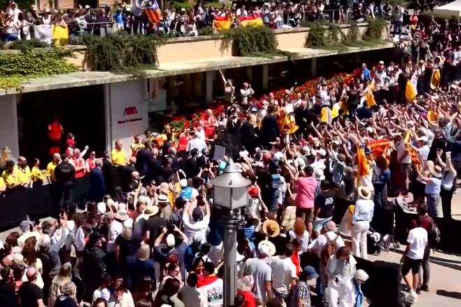 Lleó XIV arriba a l’Abadia de Montserrat