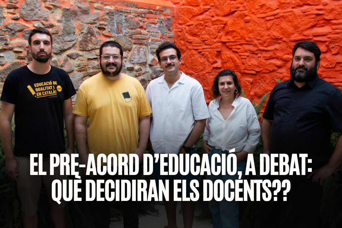 El pre-acord d’Educació, a debat: què decidiran els docents?