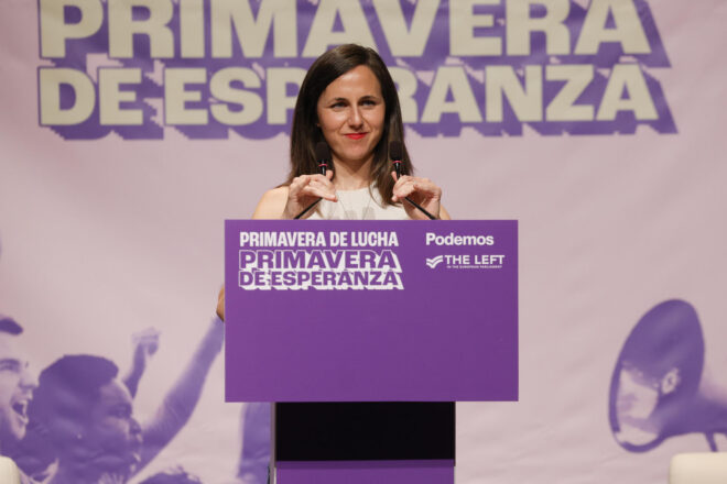 Ione Belarra serà la candidata de Podem a la presidència de la Comunitat de Madrid
