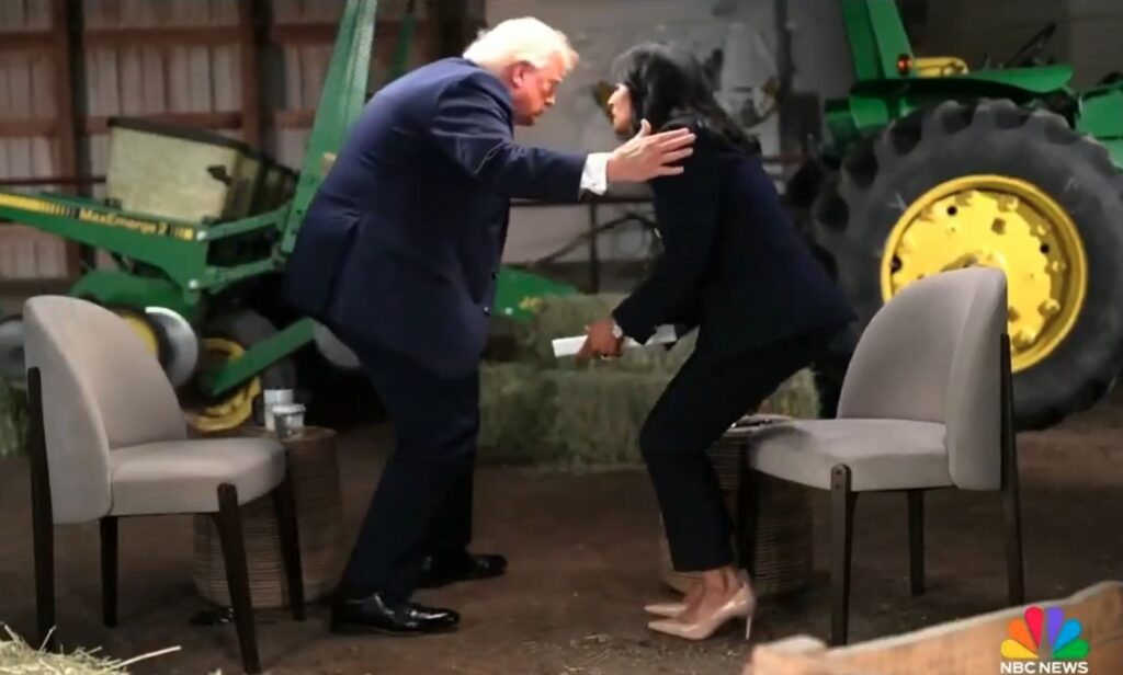 [VÍDEO] Trump perd els estreps: abandona una entrevista arra