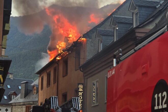 Un mort en un incendi en un habitatge a Viella