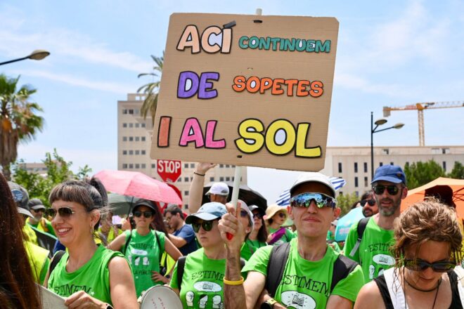 La caixa de resistència dels docents valencians ja supera els 195.000 euros: com funciona?