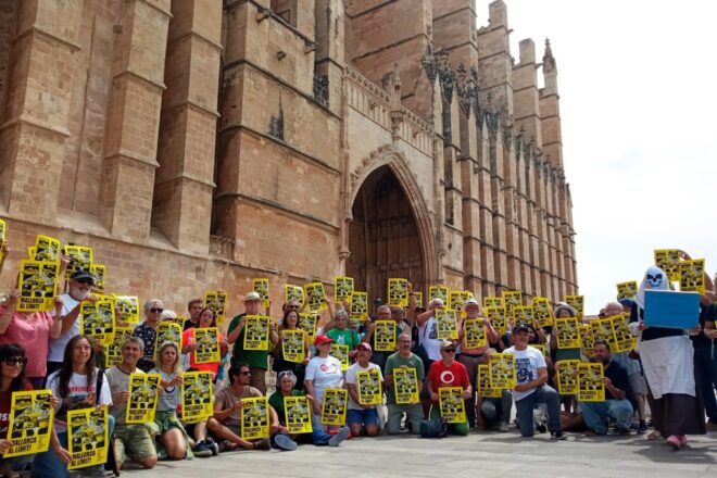 Crida a col·lapsar Palma en la manifestació contra la massificació turística del 26 de juliol