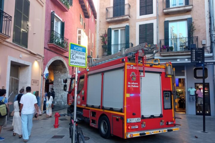 Una actuació dels Bombers de Palma (fotografia: Europa Press).