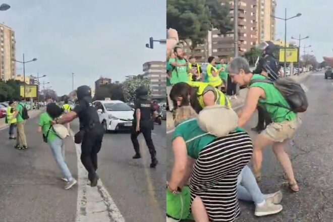Un sindicat de la policia espanyola justifica l’agressió brutal a una docent: “Deixin de fer política”