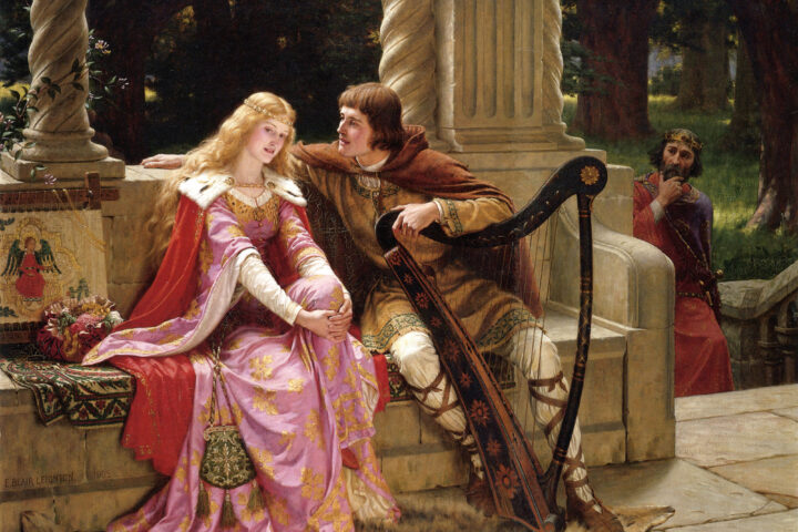 Tristany i Isolda, vists per l'artista Edmund Blair Leighton (1853–1922).