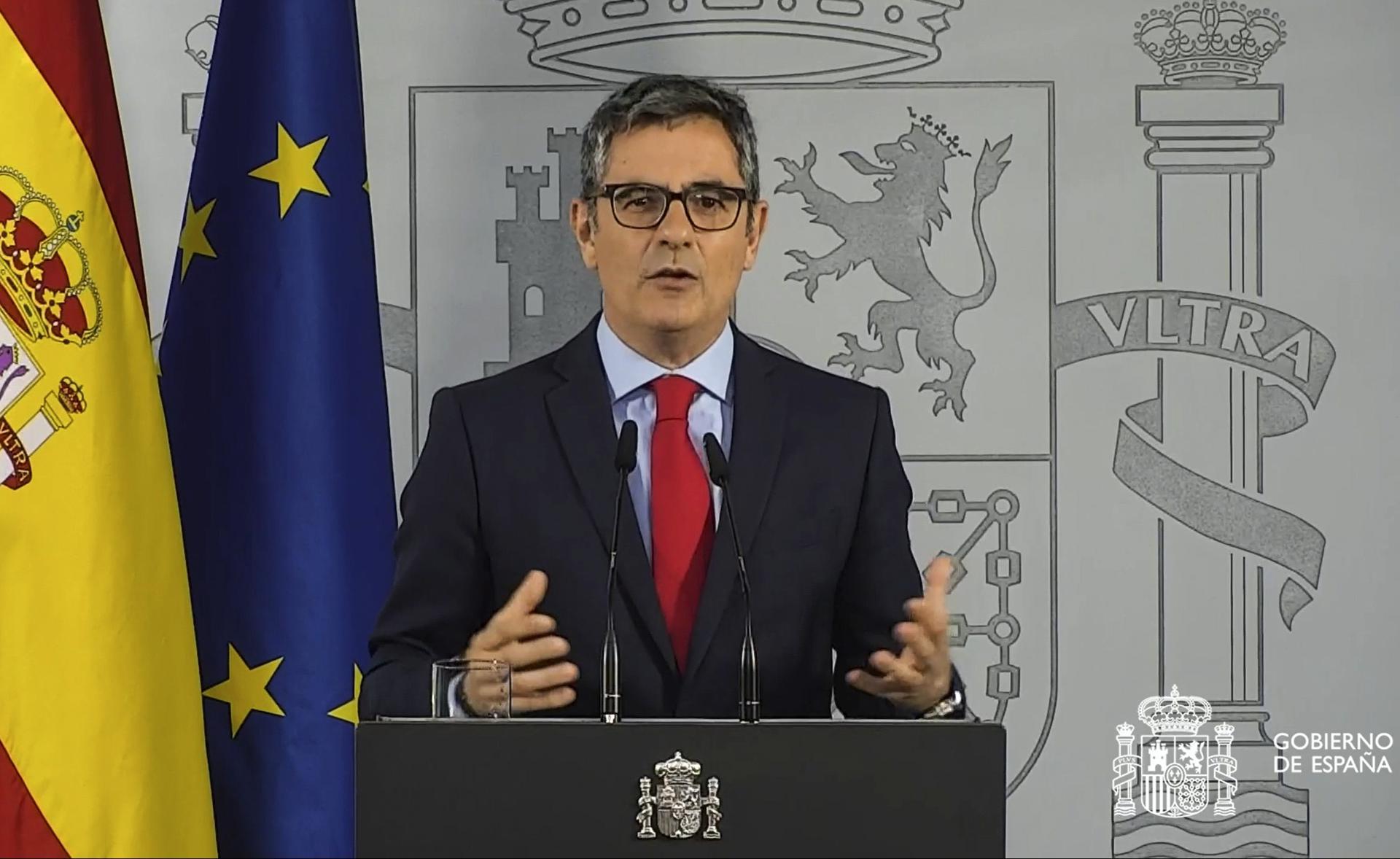 El govern espanyol diu que l'amnistia a Puigdemont i Junqueras serà la darrera etapa de la normalització