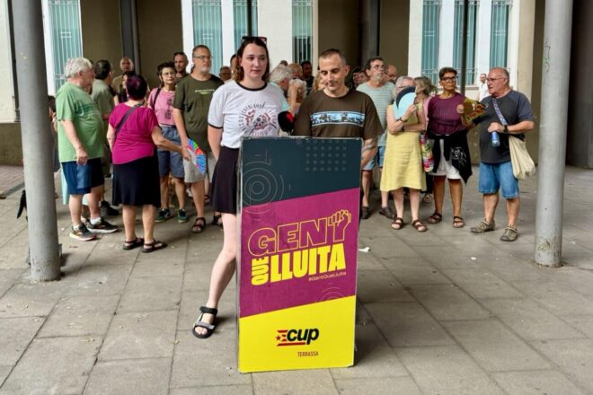 La CUP no es presentarà a les eleccions municipals a Terrassa