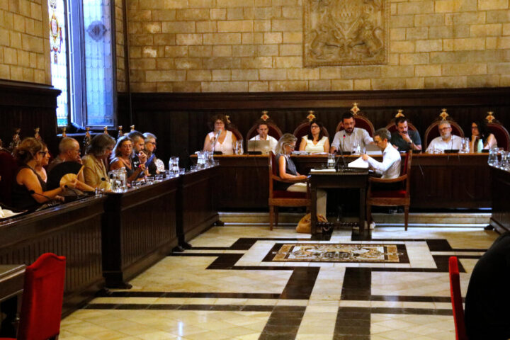 Imatge d'arxiu del ple de l'Ajuntament de Girona