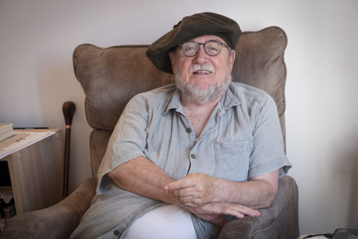 Martí Boada, ahir a casa seva, Sant Celoni (Foto: Adiva Koenigsberg)