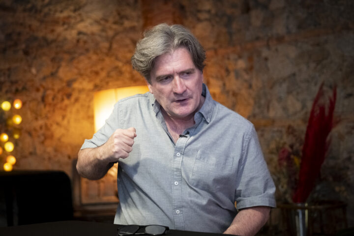 Pere Anglas, dijous a Mataró, ciutat on va néixer i viu (Foto: Adiva Koenigsberg)