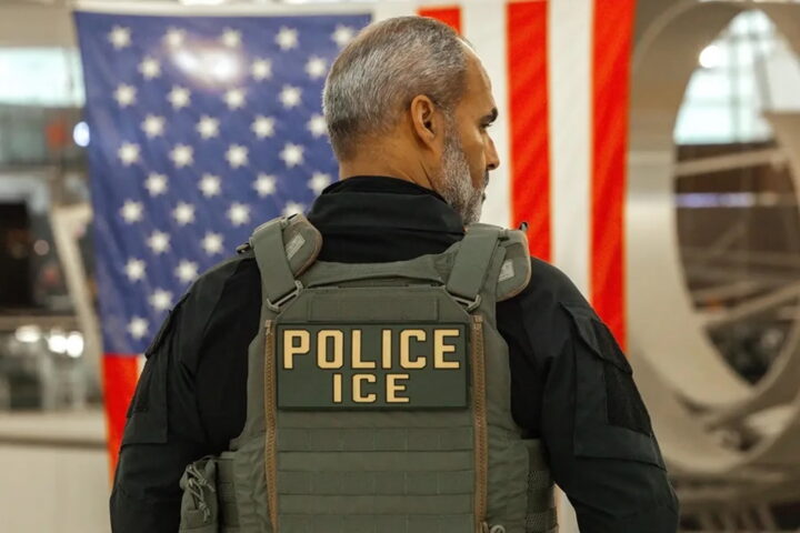Un agent d'ICE en una imatge d'arxiu (Foto: EFE)