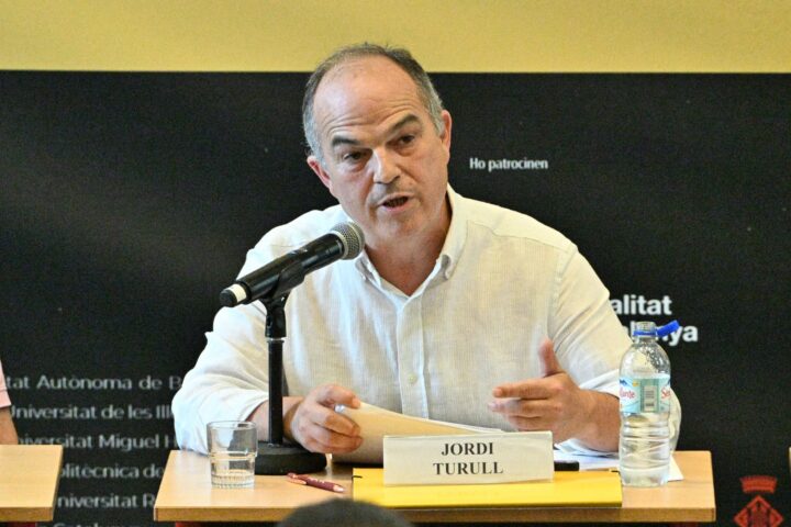 Jordi Turull a la Universitat Catalana d'Estiu (fotografia: Josep Maria Montaner).