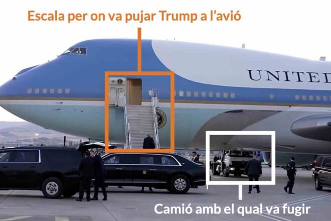 Trump va fugir de Turquia amb un avió camuflat, per por d’un atac de l’Iran contra l’Air Force One