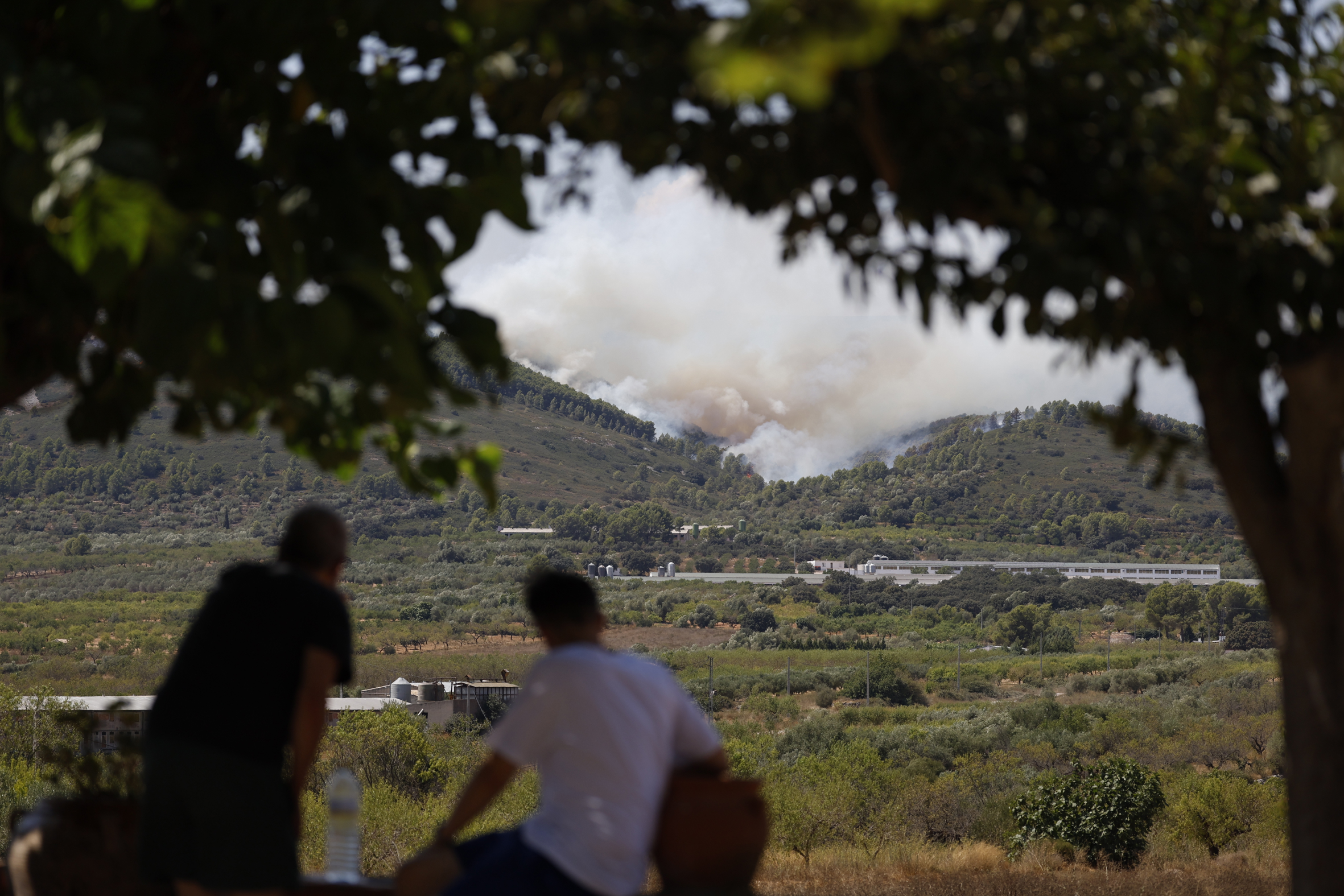 L'incendi de Tírig continua descontrolat i obliga a desallotjar Catí