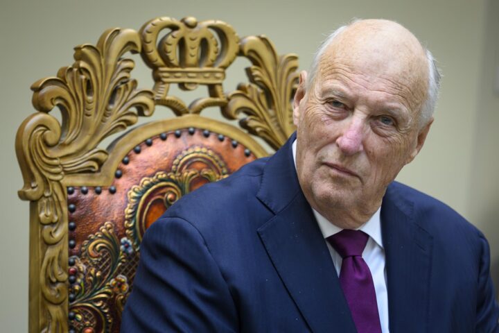 El rei Harald V de Noruega