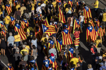 Imatge d'arxiu de la Diada (fotografia: Àngel García).